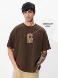 Souled Originals: Fusion Brown Oversized T-Shirts