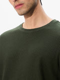 Korean T-shirt: Olive T-Shirts