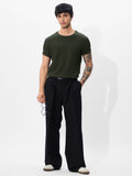 Korean T-shirt: Olive T-Shirts