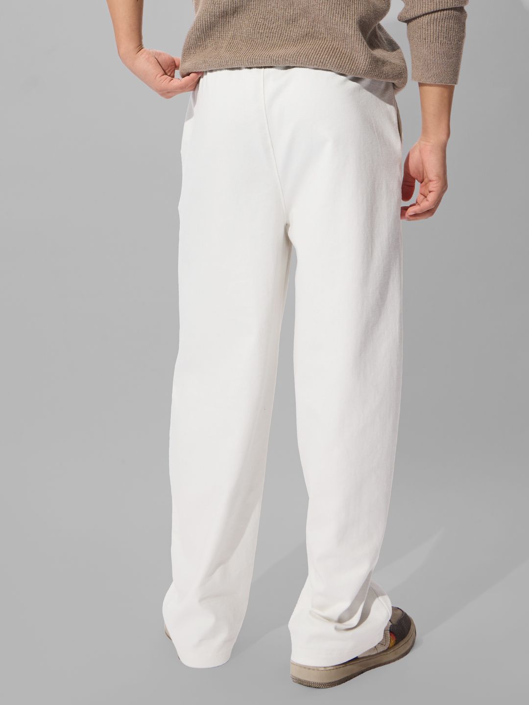 Korean Joggers: Ivory Korean Joggers