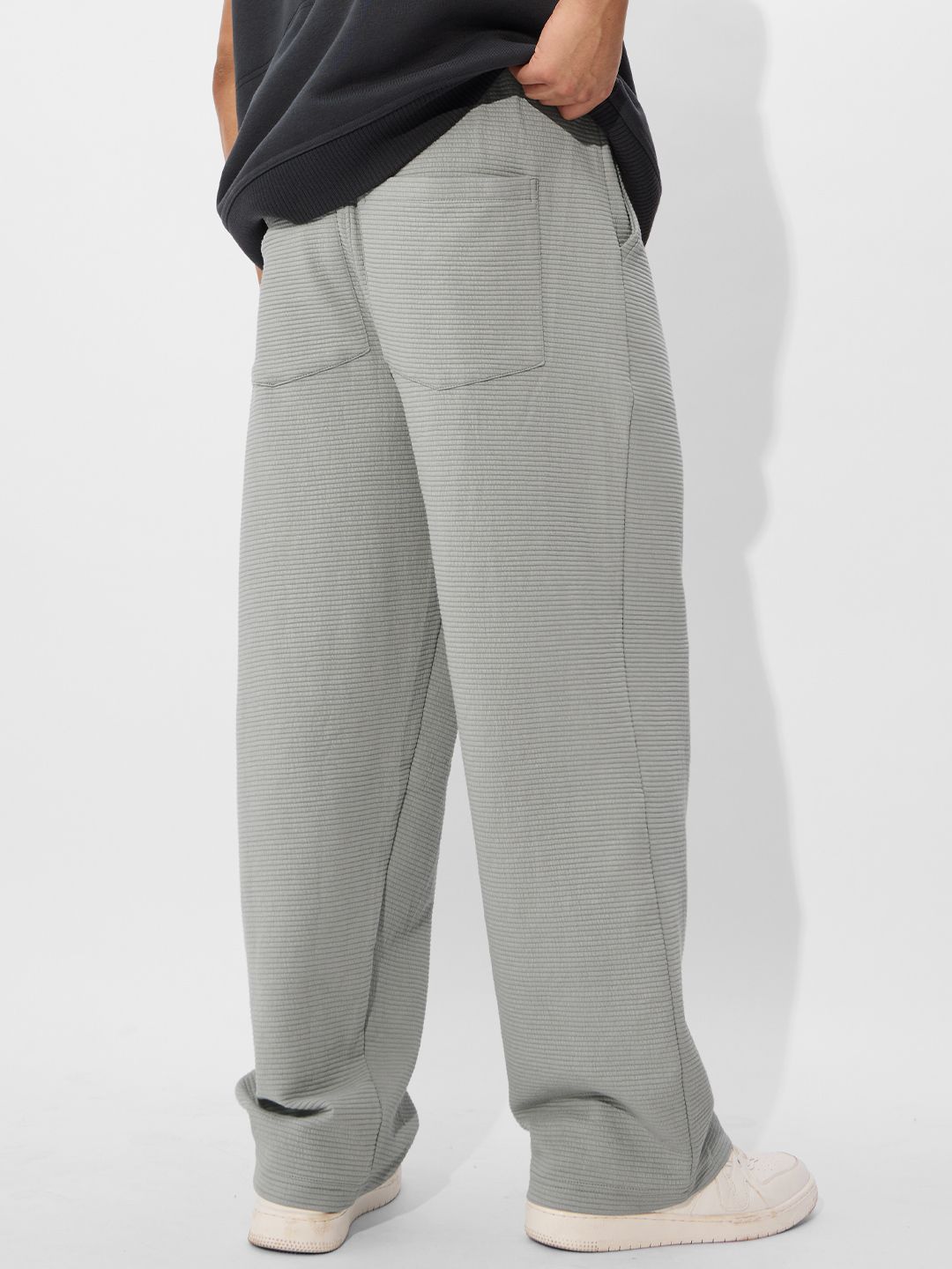 Korean Joggers: Ash Grey Korean Joggers