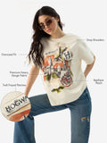 Harry Potter: Hogwarts Women Oversized T-Shirts
