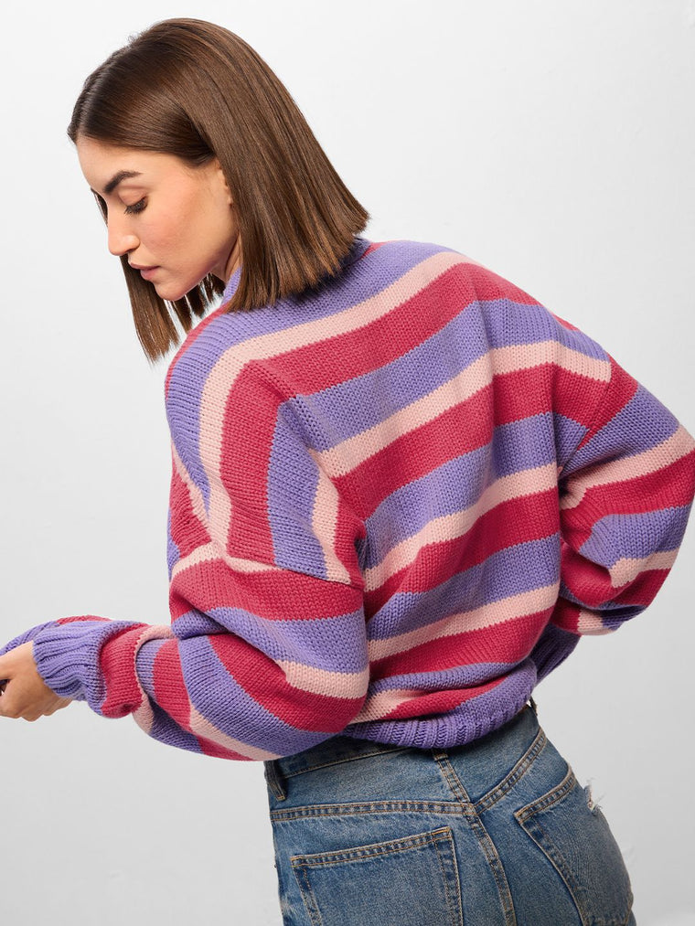 TSS Originals: Cherry Blossom Women Super Oversized Sweaters