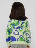TSS Originals: Marina Hearts Girls Cotton Hoodies (2-8 Yrs)