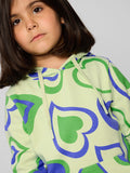 TSS Originals: Marina Hearts Girls Cotton Hoodies (2-8 Yrs)