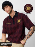 Jacquard Polo: Harry Potter Hogwarts Oversized Polos