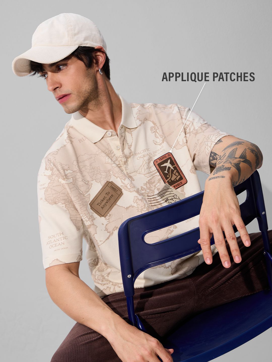 TSS Originals: Travel Badges Oversized Polos
