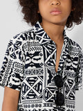 Batman: Geometric Young Boys Shirts (8-14 Yrs)