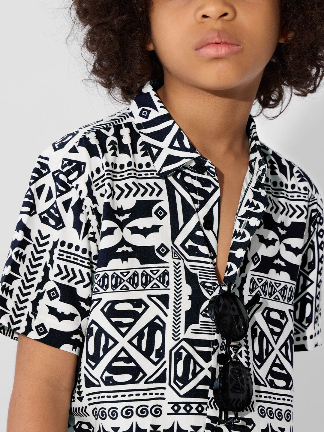Batman: Geometric Young Boys Shirts (8-14 Yrs)