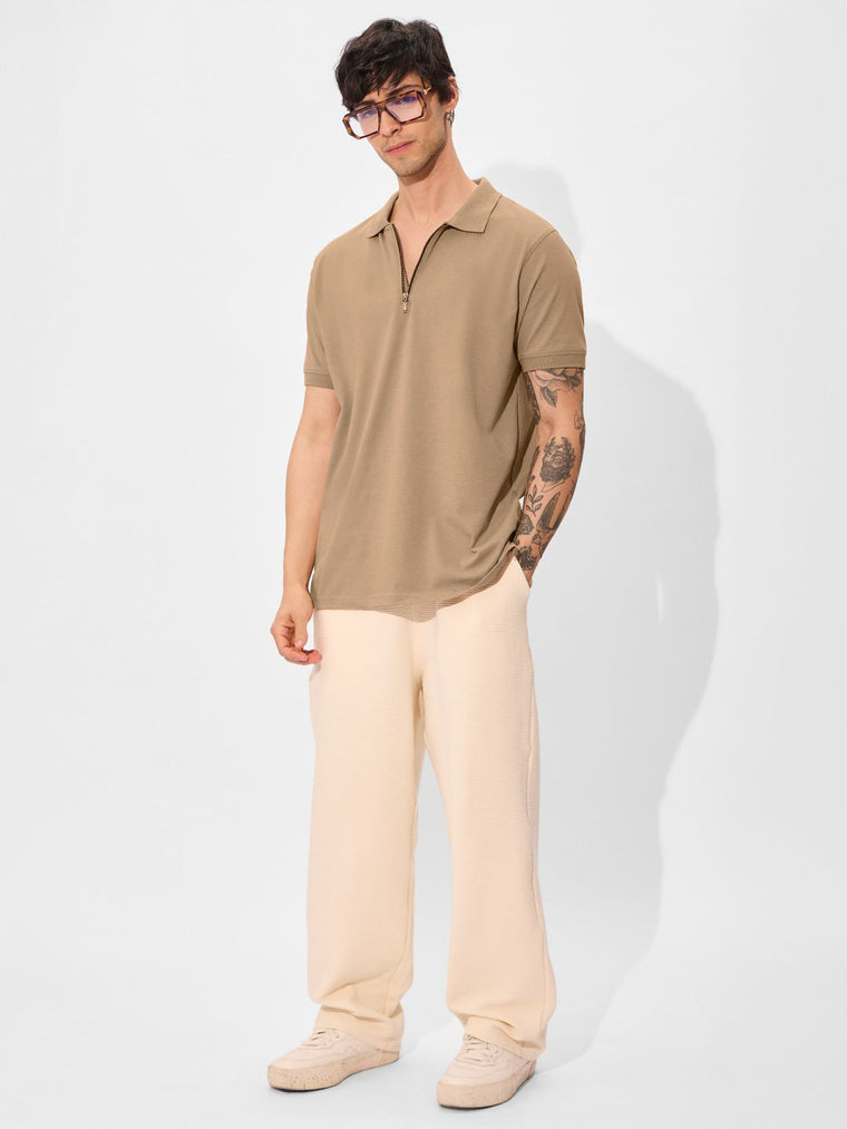Solids: Camel Brown Classic Polos