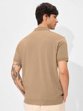 Solids: Camel Brown Classic Polos