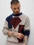 Colourblock Pullover: Superman Oversized Pullovers