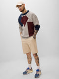 Colourblock Pullover: Superman Oversized Pullovers