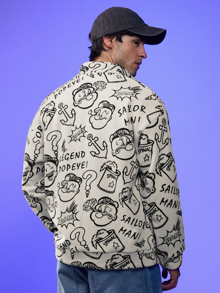 Polar Fleece Jacket: Legend Popeye Jackets