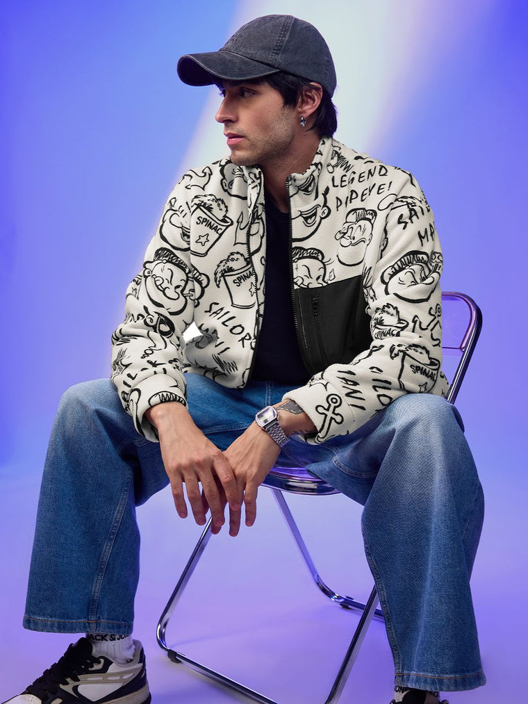 Polar Fleece Jacket: Legend Popeye Jackets