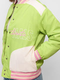 Varsity Jacket: Celery Lime Women Varsity Jackets
