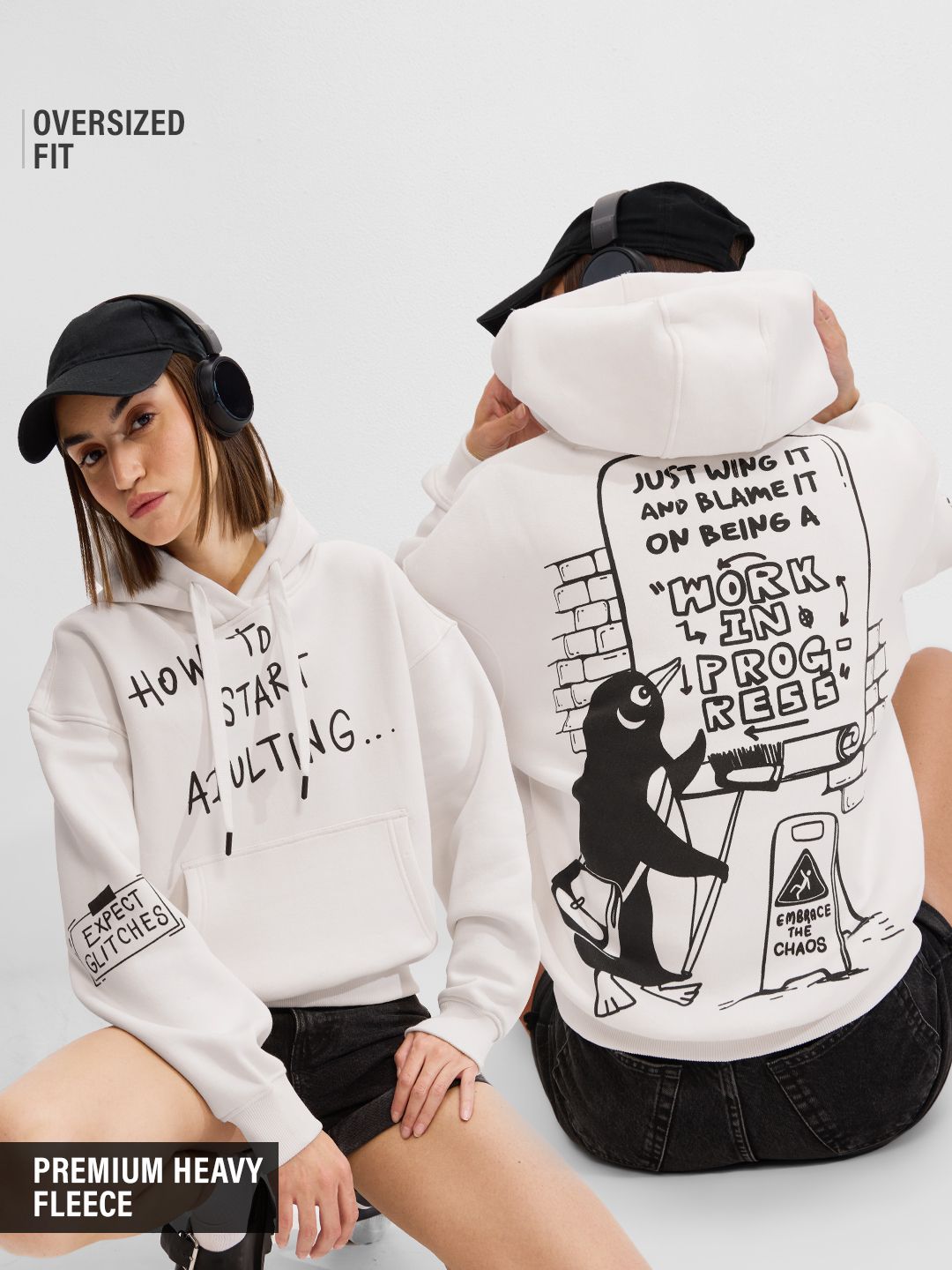 TSS Originals: Adulting Women Oversized Hoodies