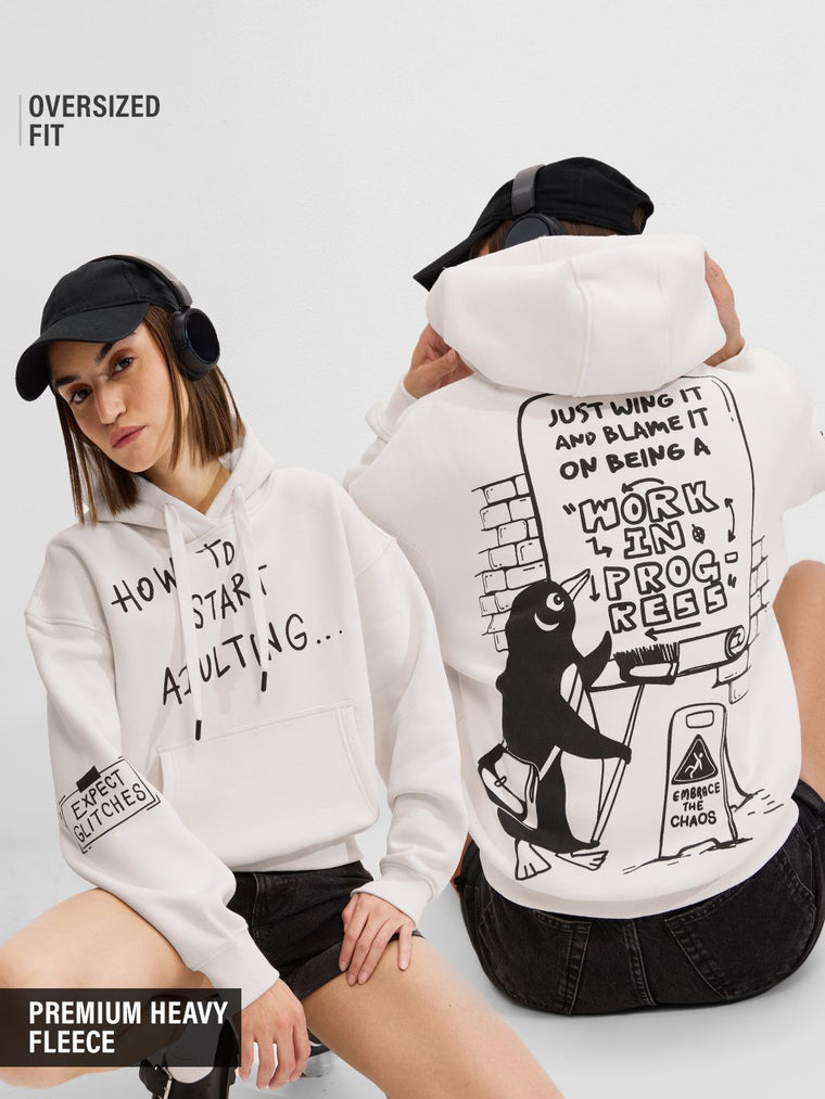 TSS Originals: Adulting Women Oversized Hoodies