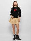 Knitted Sweater: Heartbreaker Women Fitted Sweaters