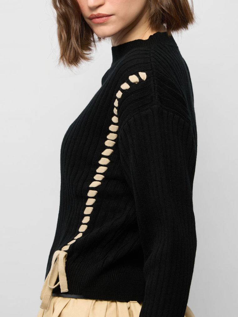 Knitted Sweater: Heartbreaker Women Fitted Sweaters