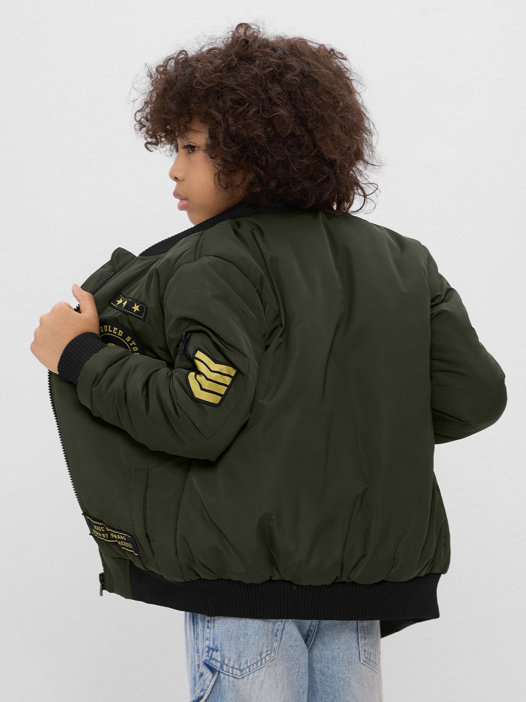 TSS Originals: Army Young Boys Puffer Jackets (8-14 Yrs)