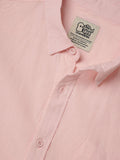 Cotton Linen: Lobster Bisque Cotton Linen Shirts