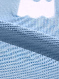 Knitted Pullover: Blue Wave Oversized Pullovers
