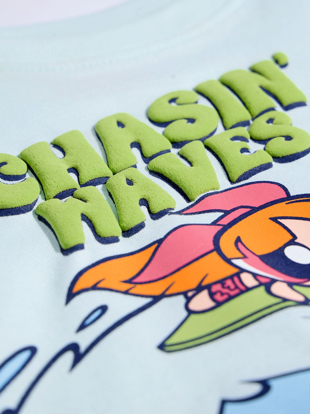 Powerpuff Girls: Chasin' Waves Girls T-Shirts (2-8 Yrs)