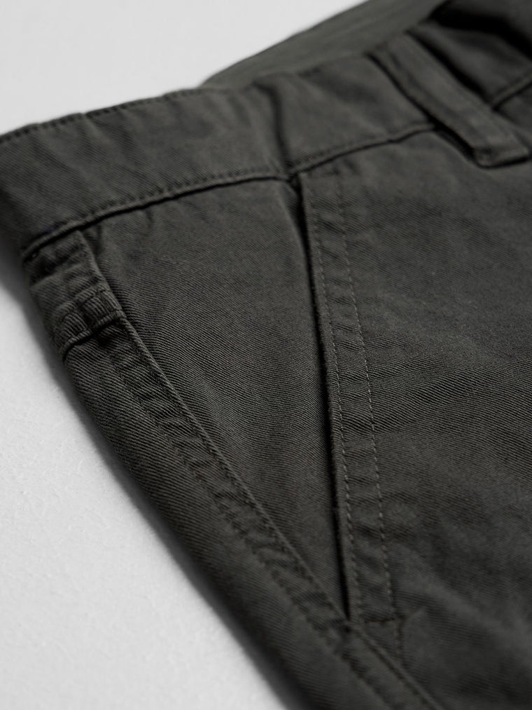 Solids: Charcoal Black Men Cargo Pants