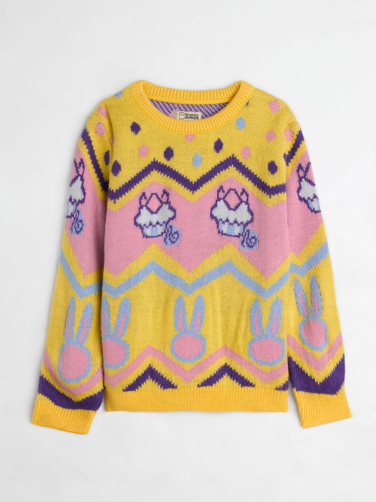 TSS Originals: Cute Bunny Girls Sweaters (2-8 Yrs)