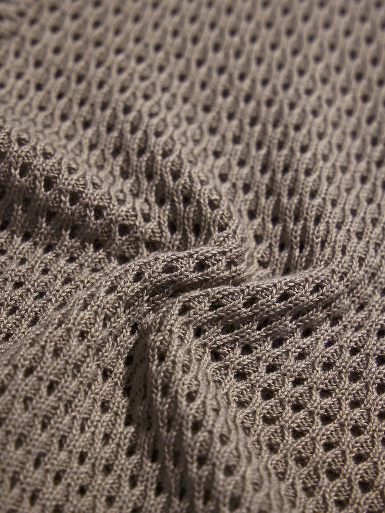 Open Knit Shirt: Milano Women Oversized Shirts