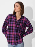 Plaid Shirt: Petunia Women Oversized Shirts