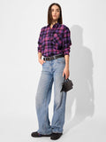 Plaid Shirt: Petunia Women Oversized Shirts