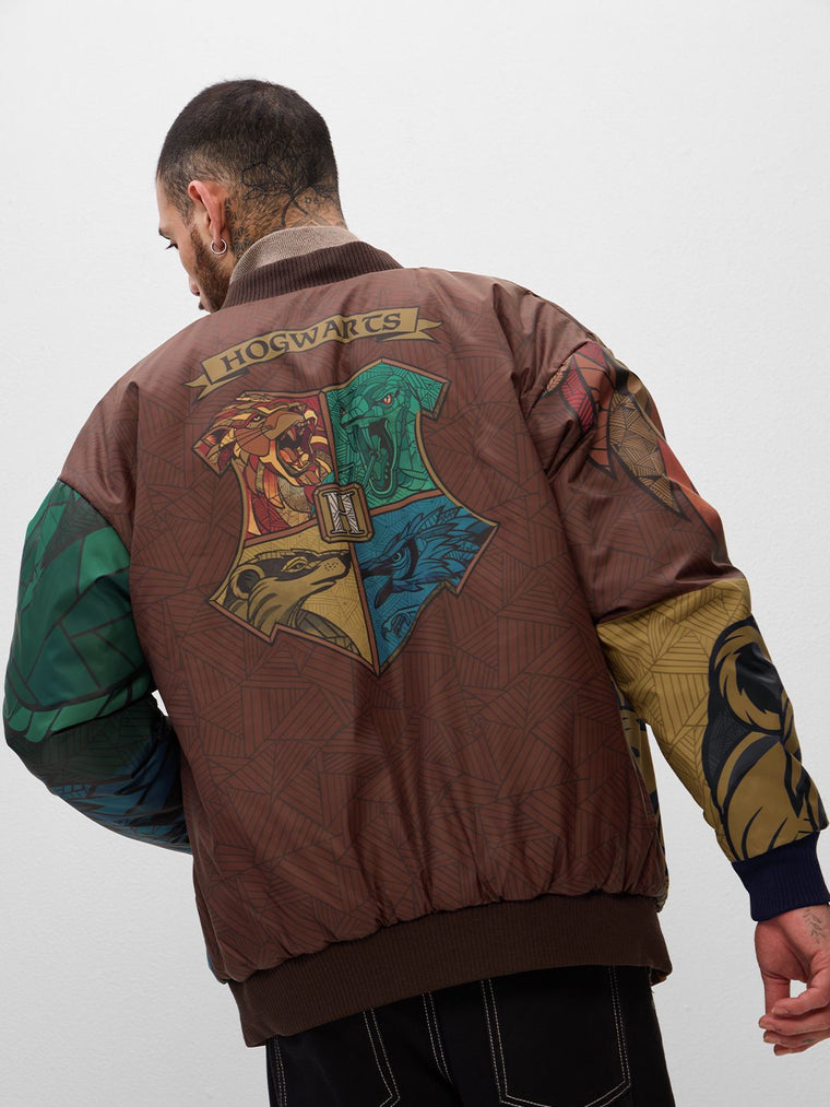 Reversible Bomber: Harry Potter Hogwarts Jackets