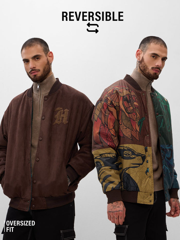 Reversible Bomber: Harry Potter Hogwarts Jackets
