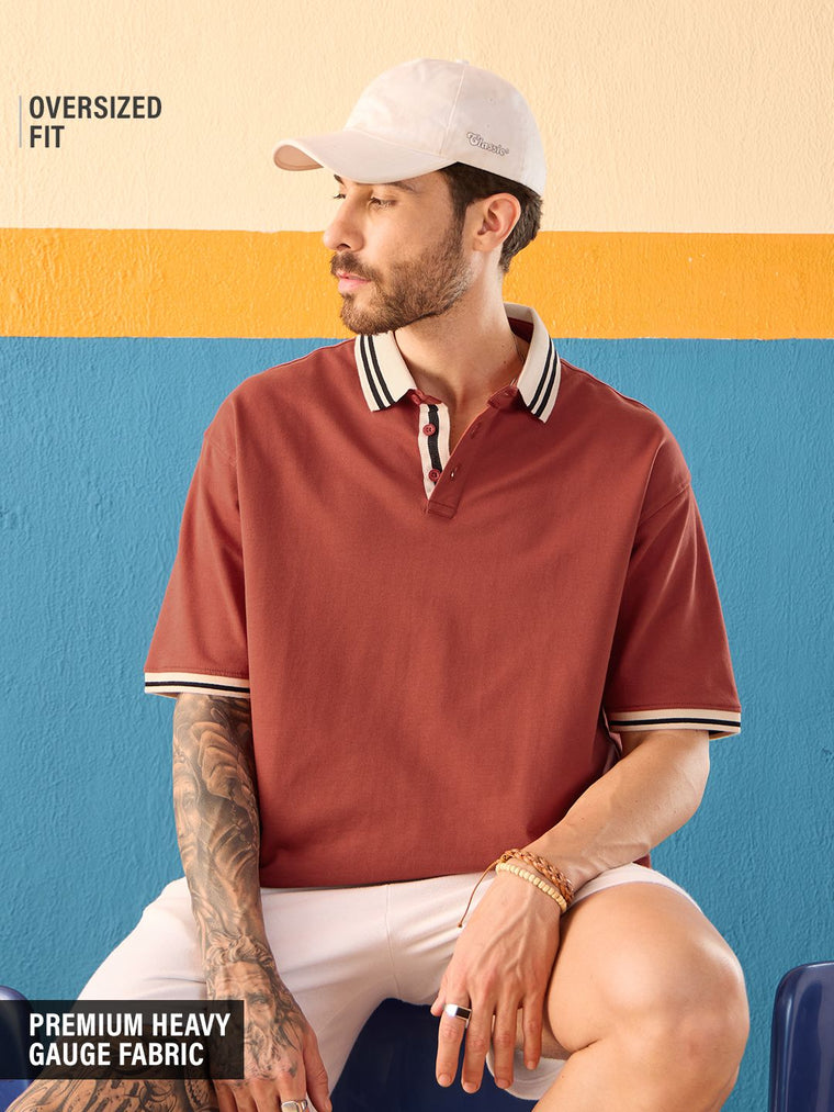 TSS Originals: Antique Rust Oversized Polos