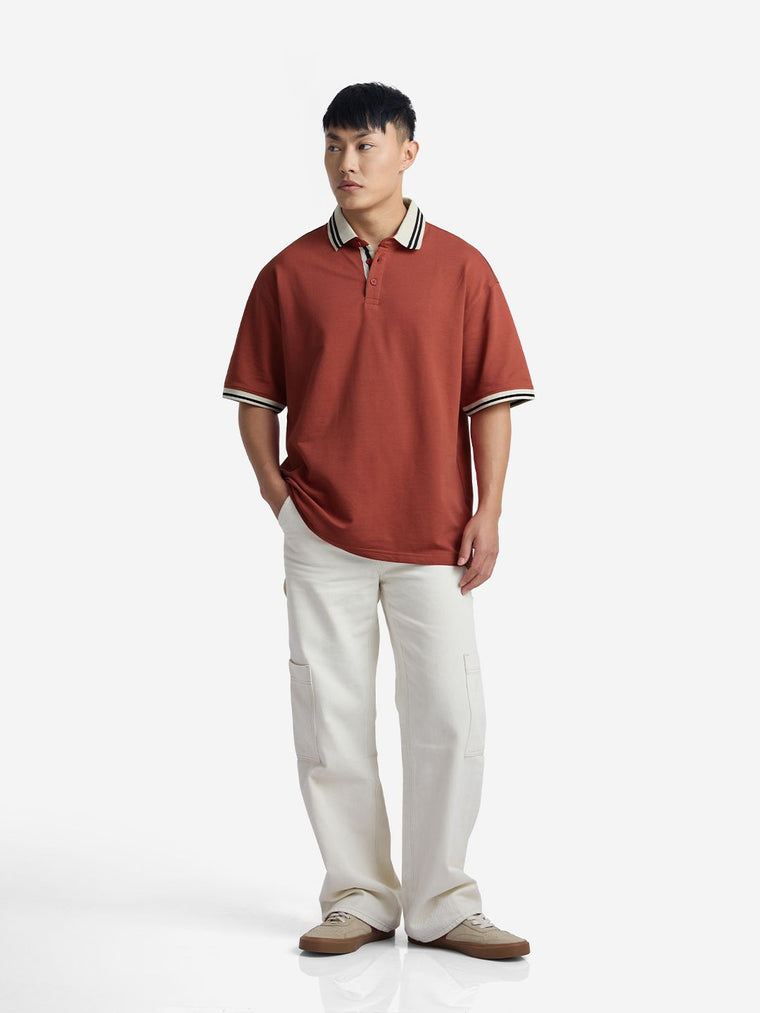 TSS Originals: Antique Rust Oversized Polos