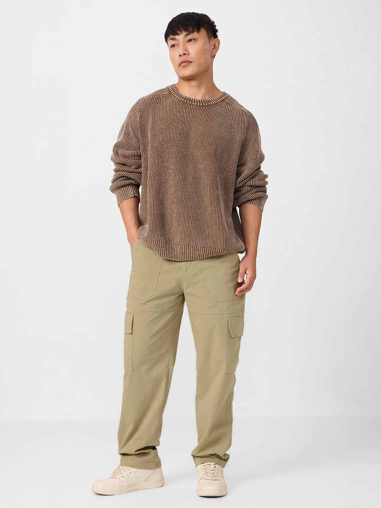 Solids: Fawn Men Cargo Pants