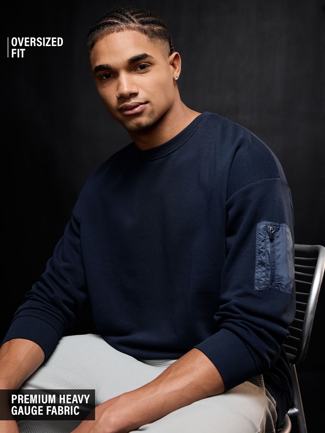 TSS Originals: Riveria Men Oversized Sweatshirts