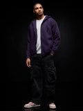 Solids: Berry Men Oversized Hoodies