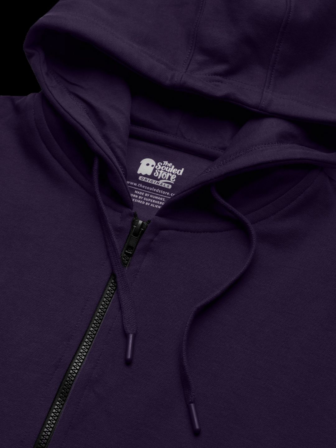 Solids: Berry Men Oversized Hoodies