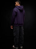 Solids: Berry Men Oversized Hoodies