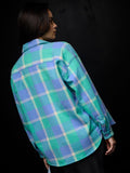 Flannel Shacket: Grapemist Women Shackets
