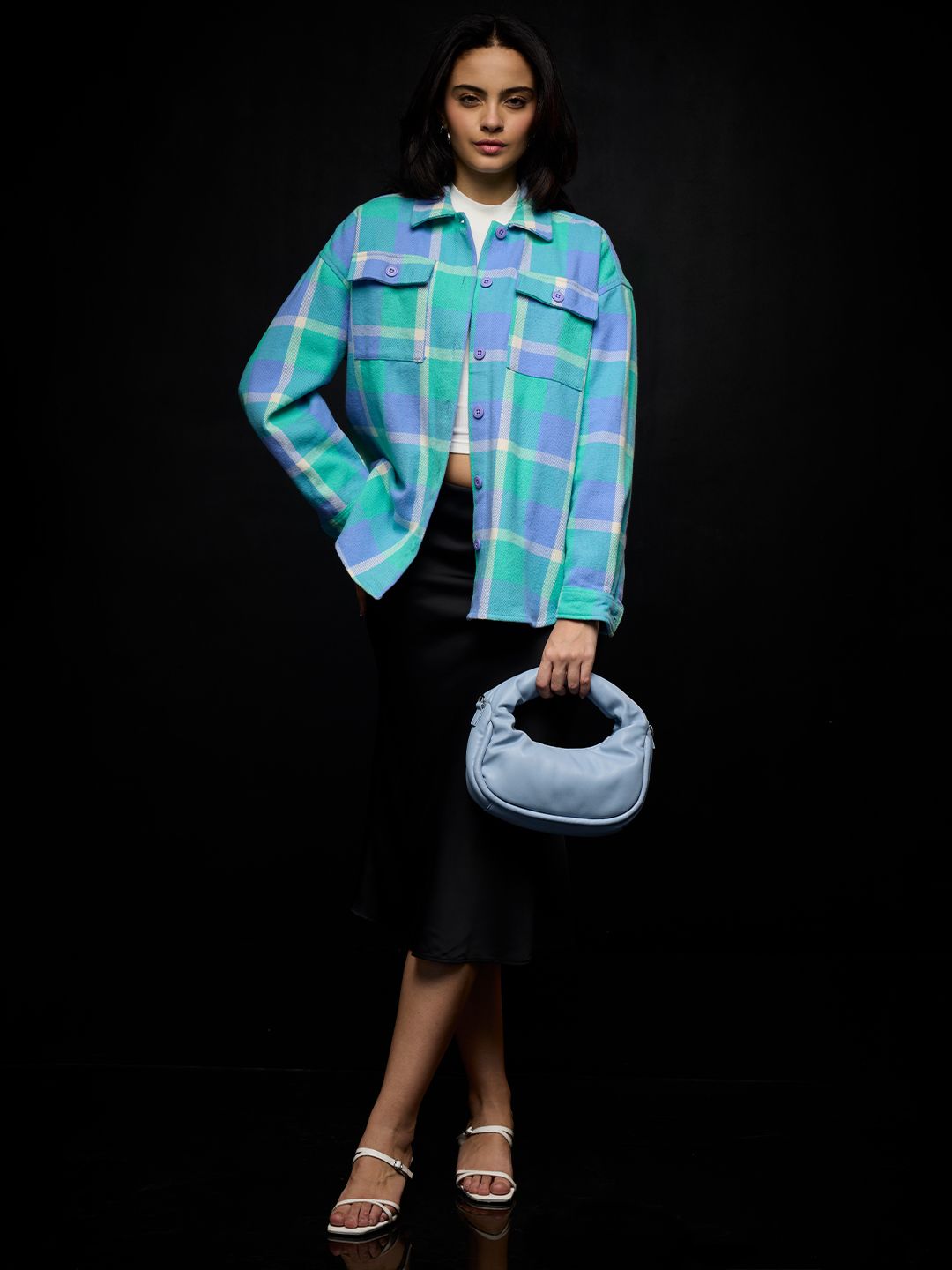 Flannel Shacket: Grapemist Women Shackets
