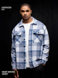 Plaid Shacket: Arctic Men Flannel Shackets