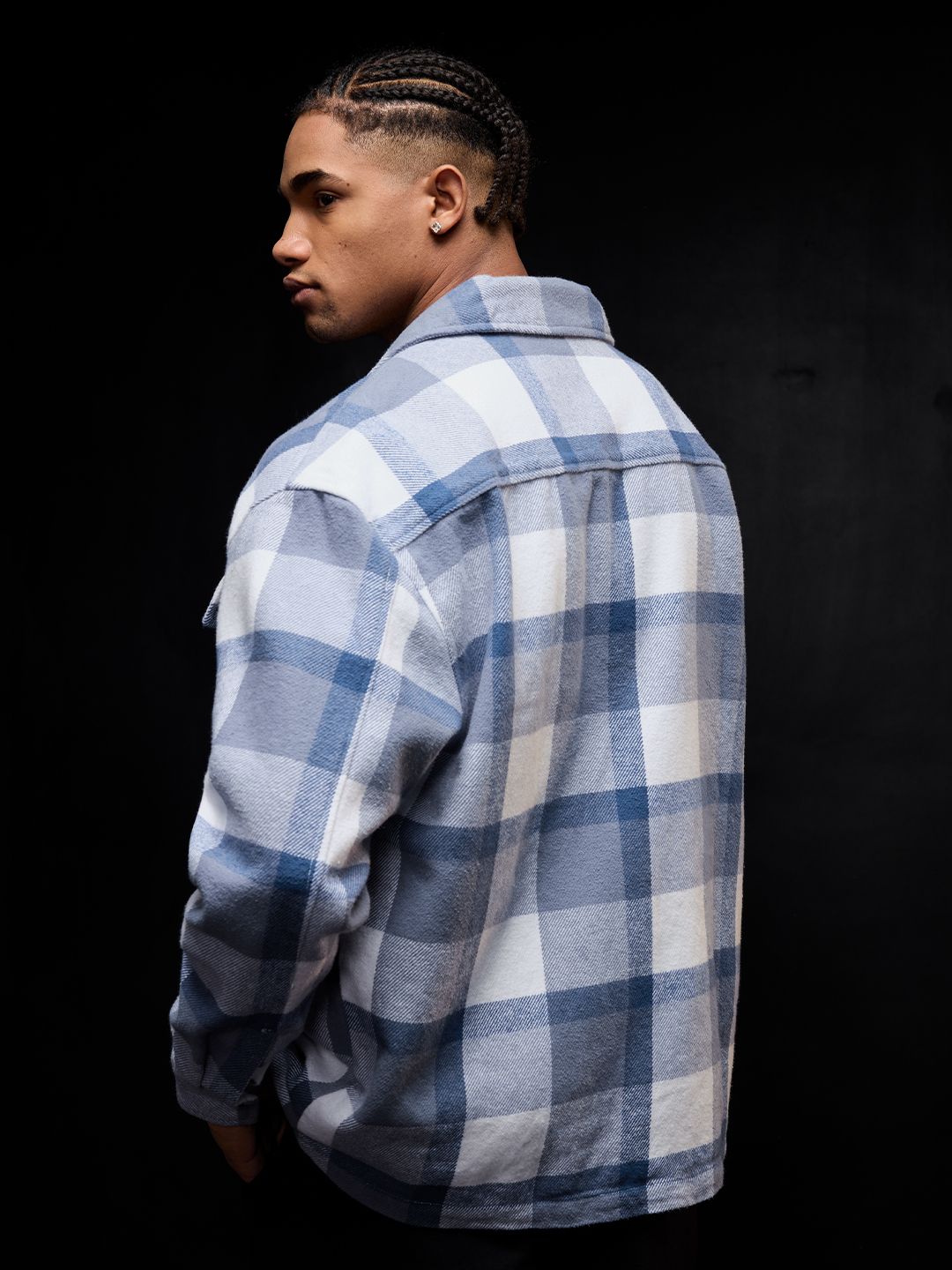 Plaid Shacket: Arctic Men Flannel Shackets