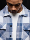 Plaid Shacket: Arctic Men Flannel Shackets