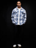 Plaid Shacket: Arctic Men Flannel Shackets