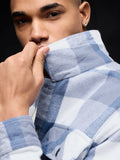 Plaid Shacket: Arctic Men Flannel Shackets