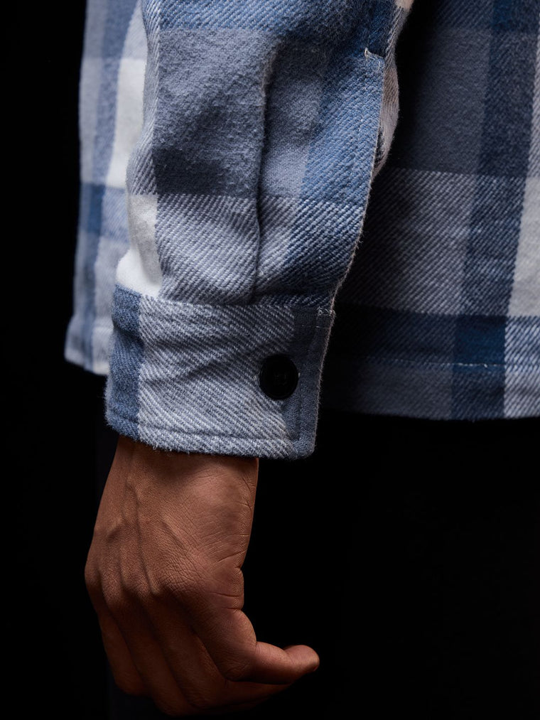 Plaid Shacket: Arctic Men Flannel Shackets